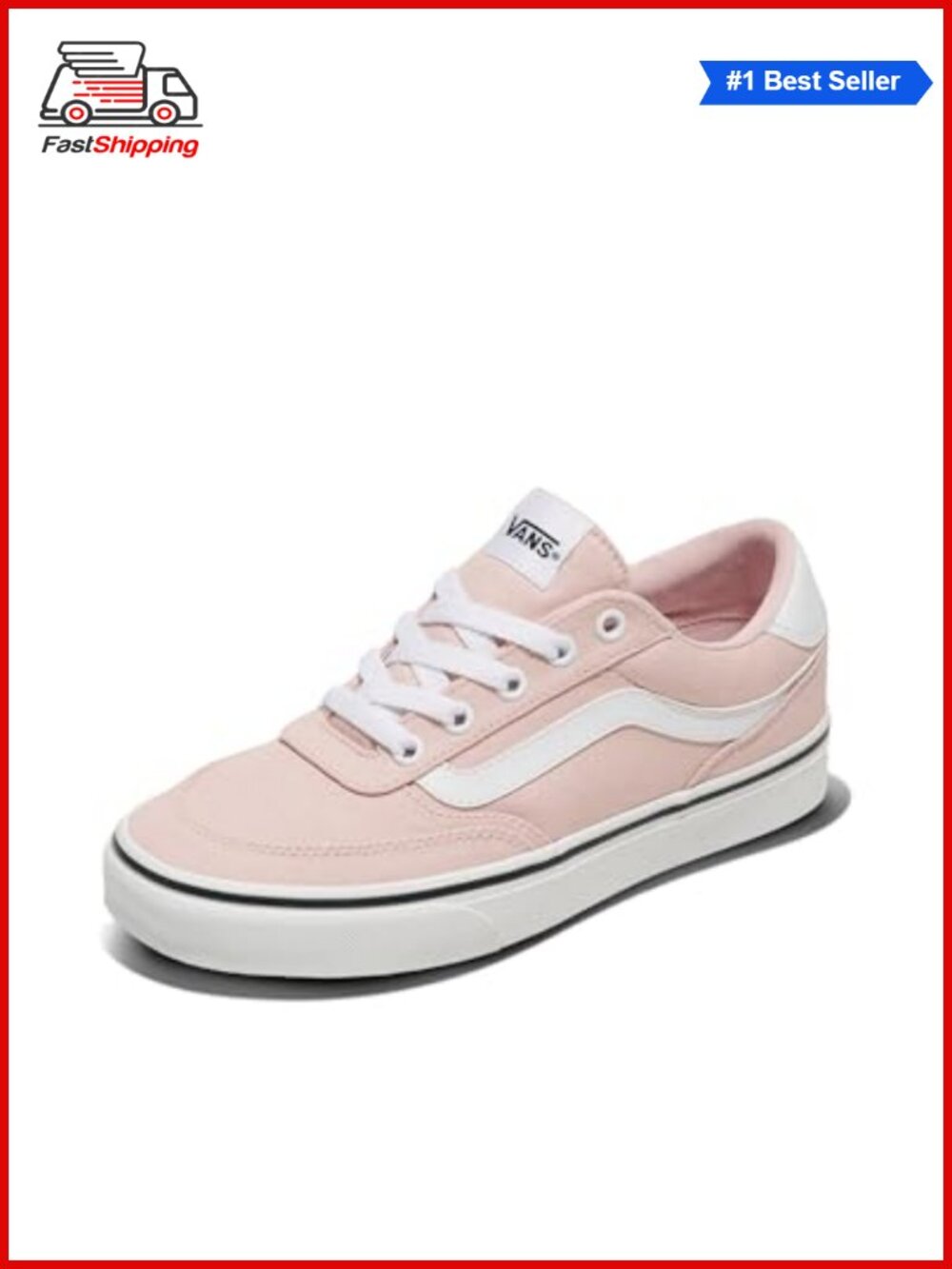 ✨ Vans Brooklyn LS Low-Top Sneakers Canvas Lace-Up Skate Shoes